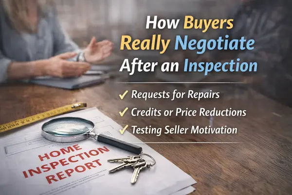 feature image of How Buyers Really Negotiate After an Inspection