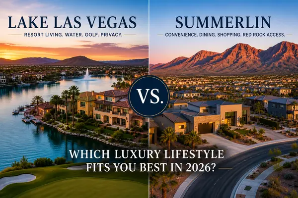 feature image of Lake Las Vegas or Summerlin?