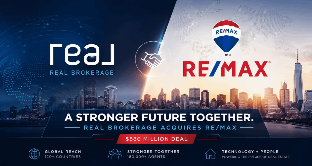 Real Brokerage Acquires RE/MAX in $880M Deal: What It Means for the Future of Real Estate