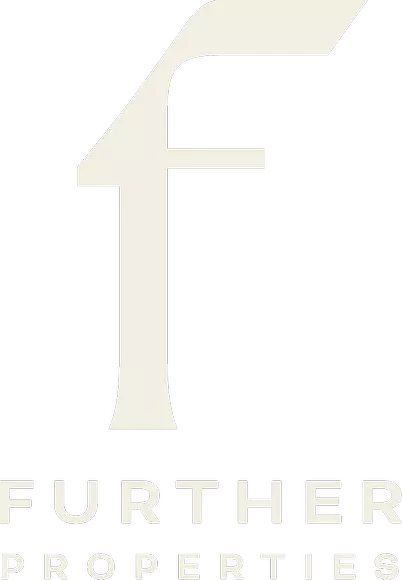 Further Properties logo caps mark tall cream