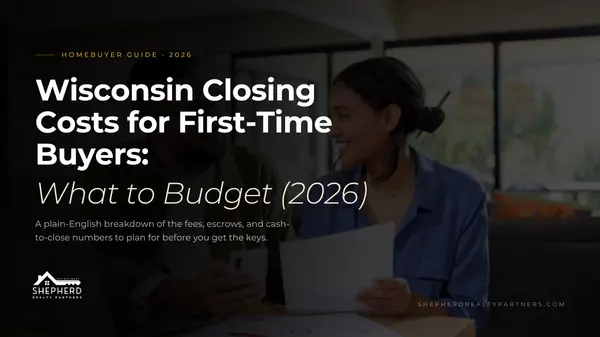 Wisconsin Closing Costs for First-Time Buyers: What to Budget (2026)