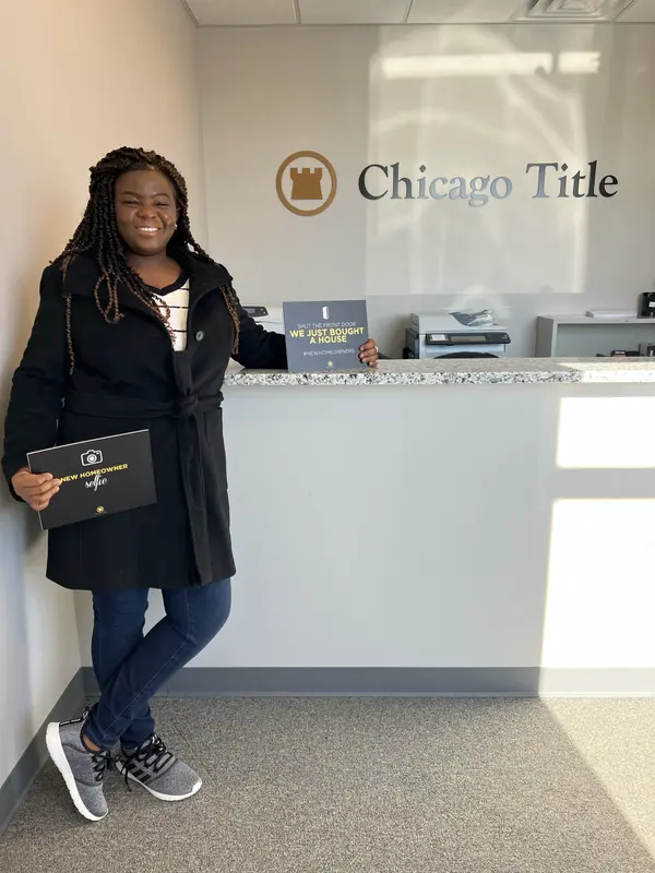 Buyer just purchased her new home in Plainfield IL