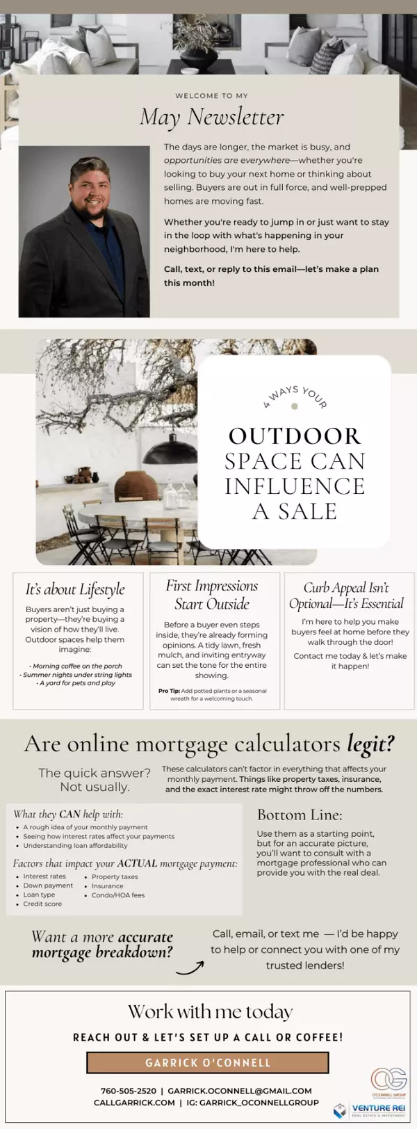Outdoor Space Can Influence A Sale