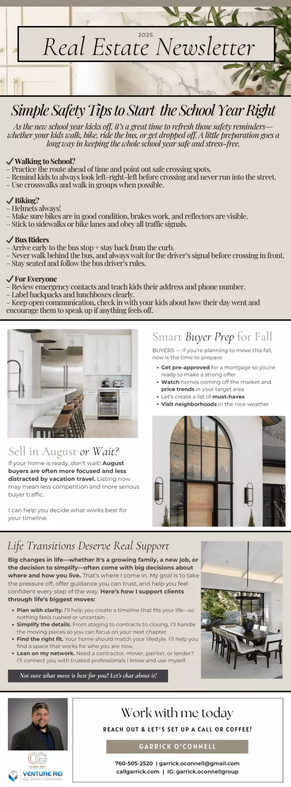 Sell in August or Wait?,Garrick O’Connell
