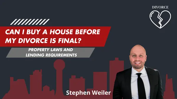 feature image of Can I Buy a House Before My Divorce Is Final?