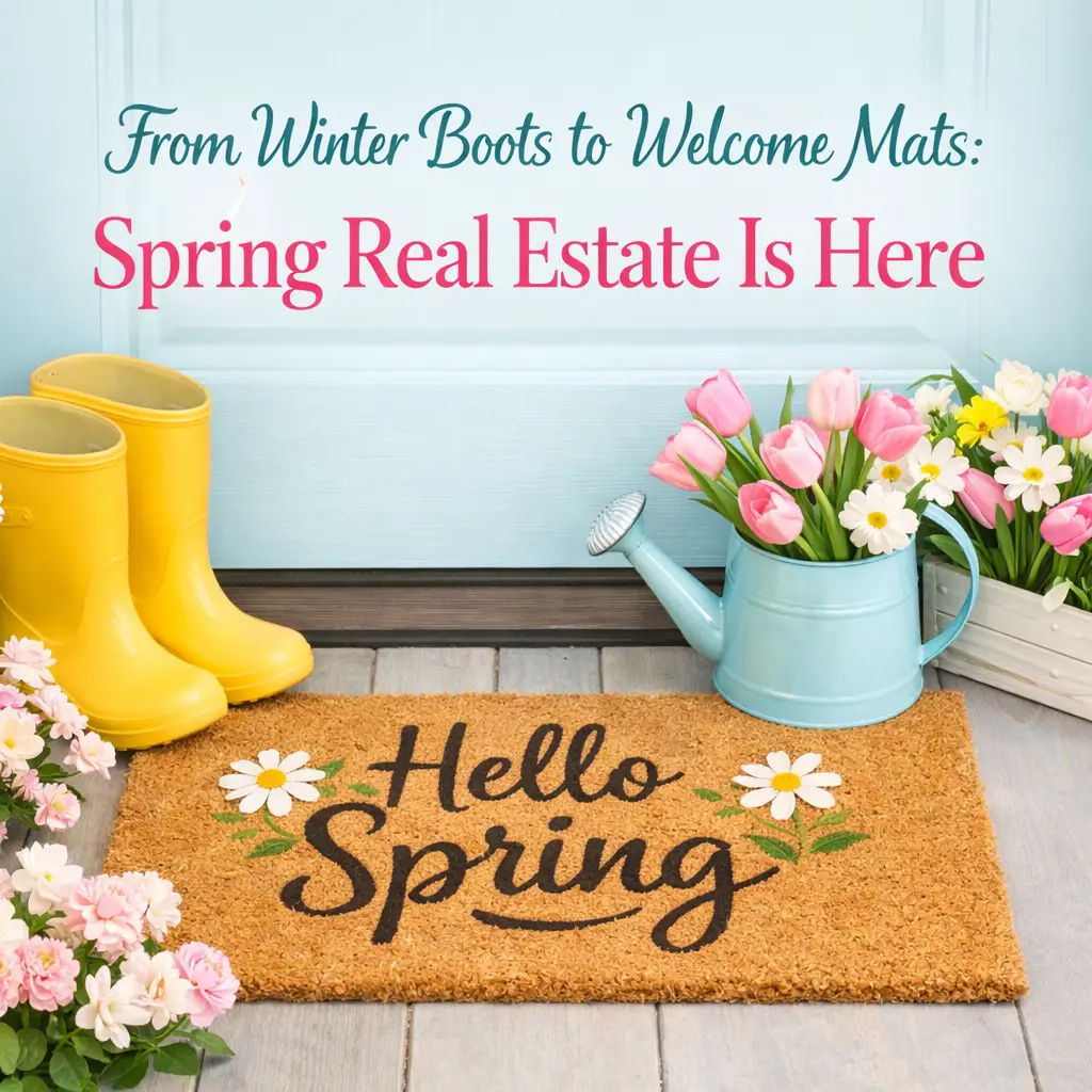From Winter Boots to Welcome Mats: Spring Real Estate Is Here