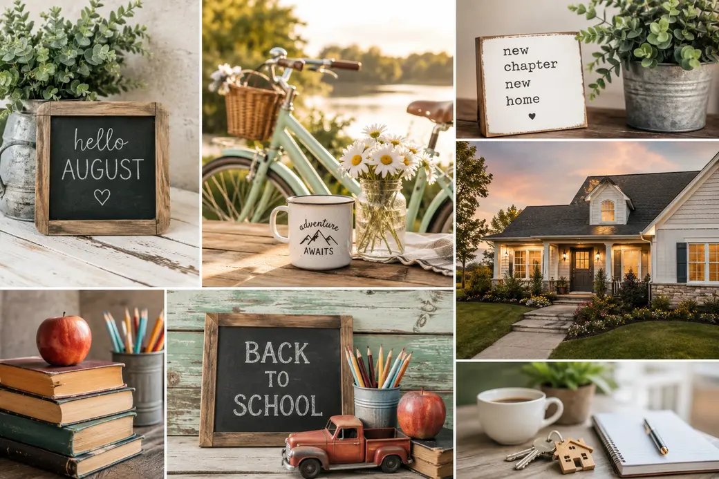 Wrapping Up July: Sunshine, School Supplies & Real Estate Goals