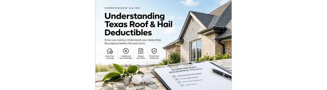 Understanding Texas Roof & Hail Deductibles