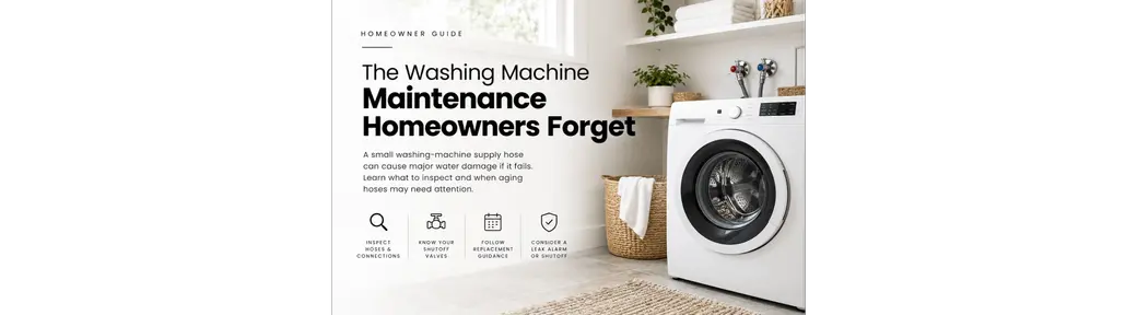 The Washing Machine Maintenance Homeowners Forget