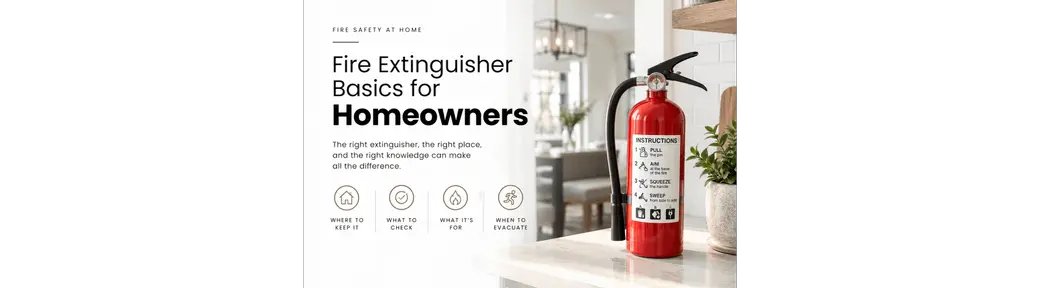 Fire Extinguisher Basics for Homeowners