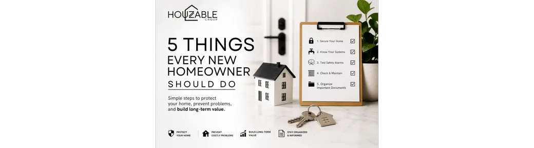 5 Things Every New Homeowner Should Do | Houzable