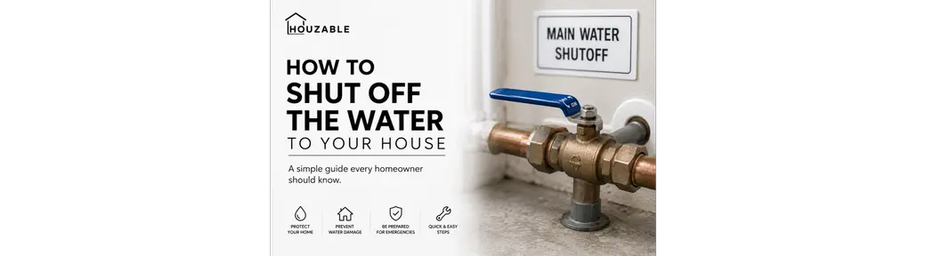 How to Shut Off the Water to Your House