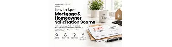 How to Spot Mortgage & Homeowner Solicitation Scams