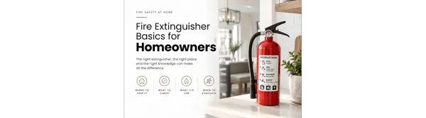 Fire Extinguisher Basics for Homeowners