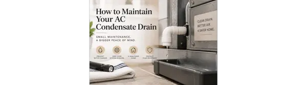How to Maintain Your AC Condensate Drain