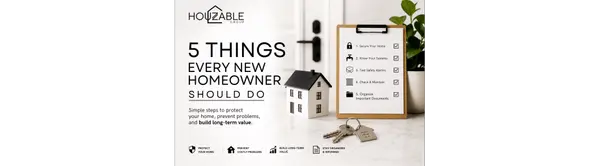 5 Things Every New Homeowner Should Do | Houzable,Candace Carew