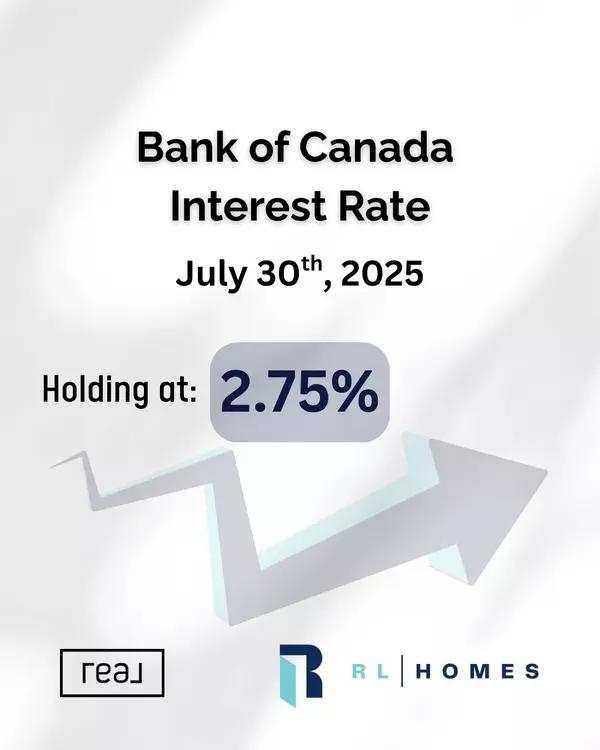 feature image of  July 30, 2025 – Bank of Canada Holds Rate at 2.75%