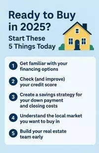 Ready to Buy in 2025? Start These 5 Things Today