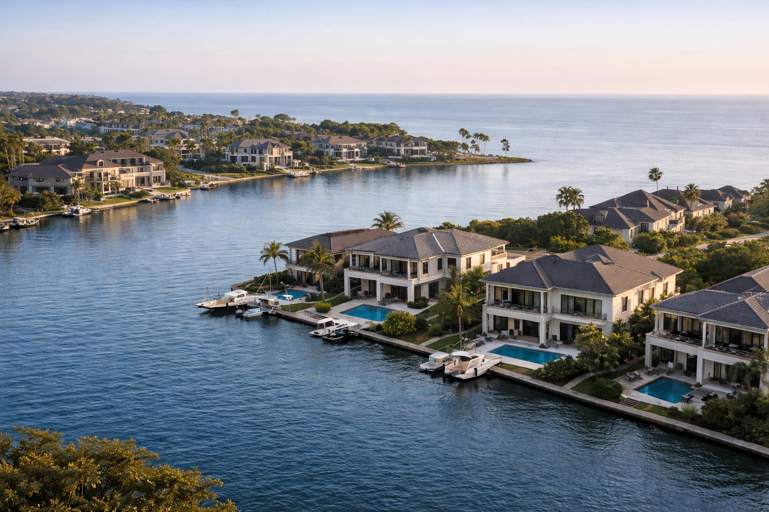 Waterfront homes for sale in Piney Point Village, TX with luxury real estate views