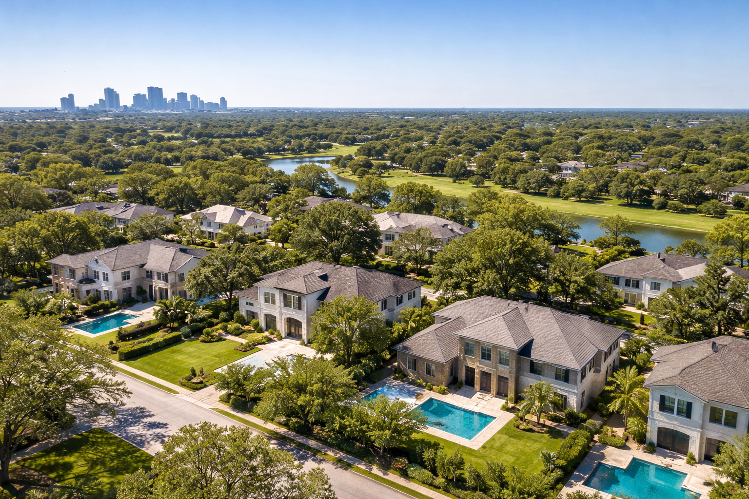 Explore Meyerland Area, TX real estate with spacious homes for sale and mature tree-lined streets.