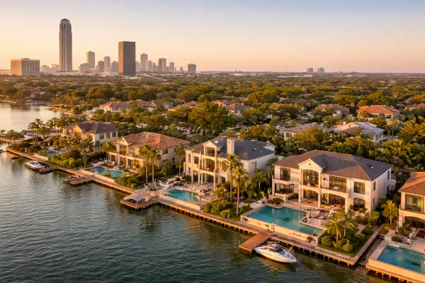 Lazybrook / Timbergrove, TX Houston luxury homes for sale, aerial real estate view