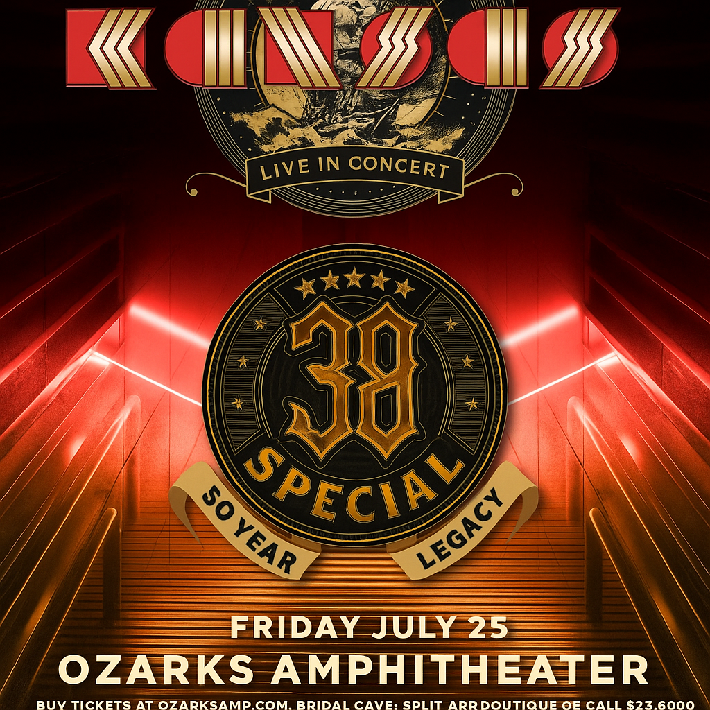 🎸 Kansas & 38 Special at Ozarks Amphitheater