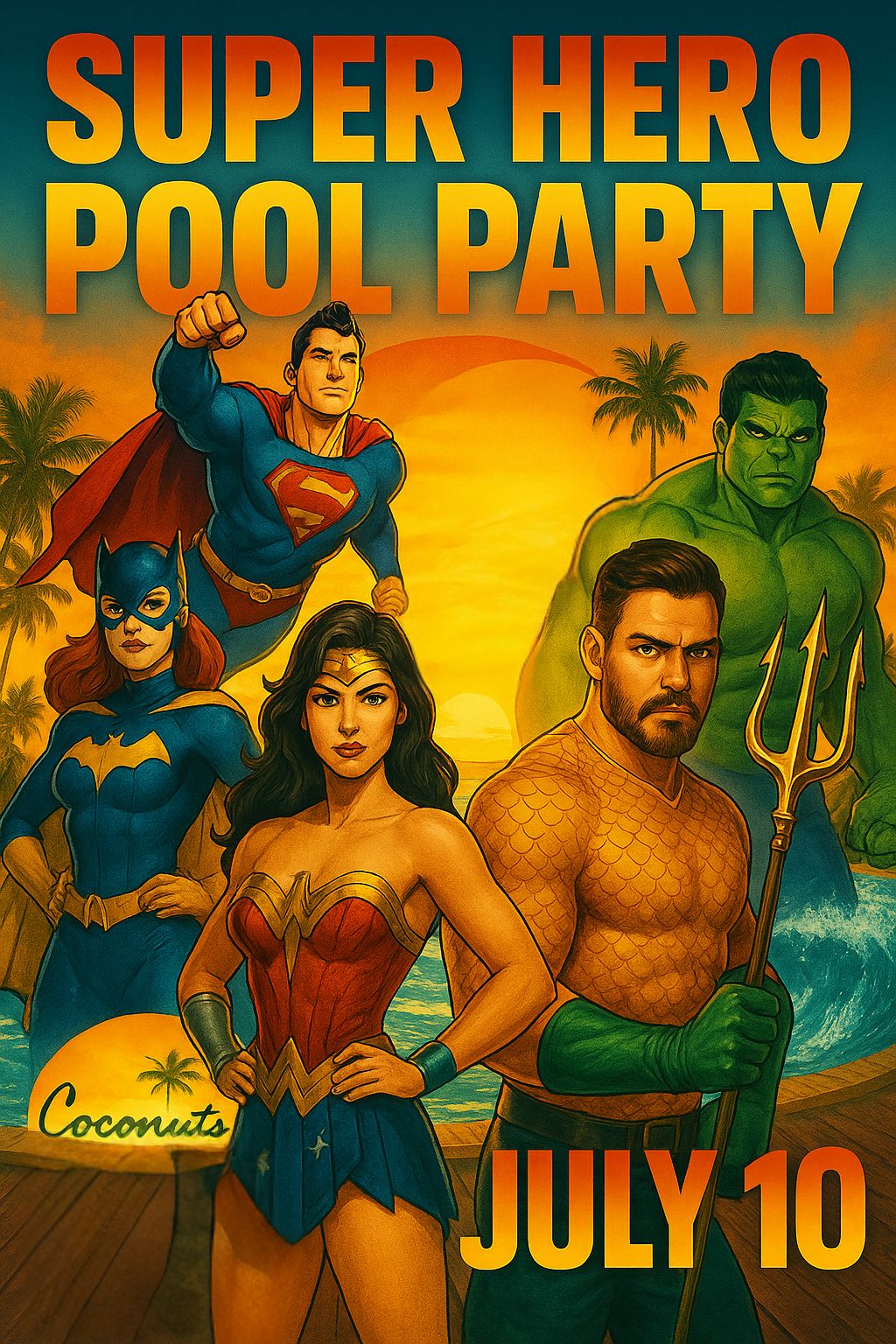 Super Hero Day Coconuts
