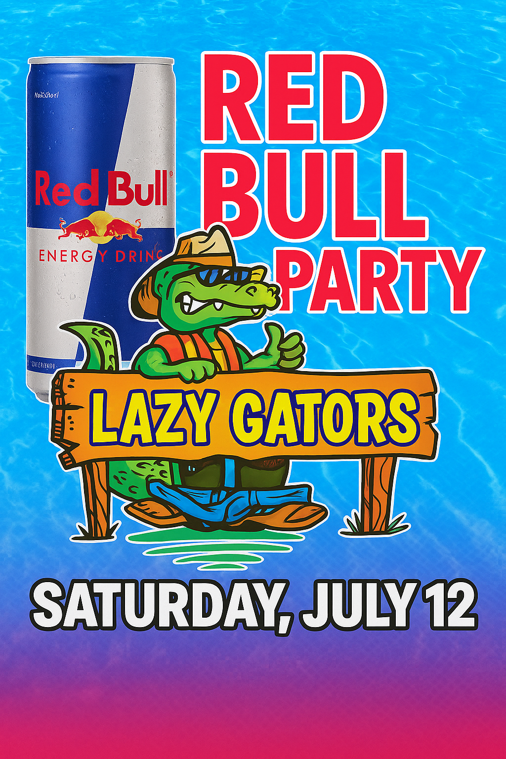 Red Bull Party at Lazy Gators
