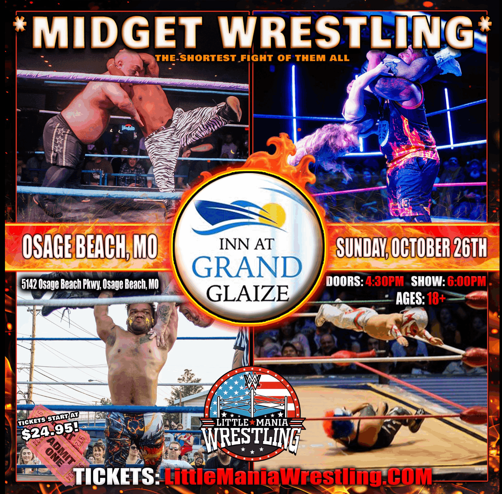 Micro Wrestling at the Inn at Grand Glaize