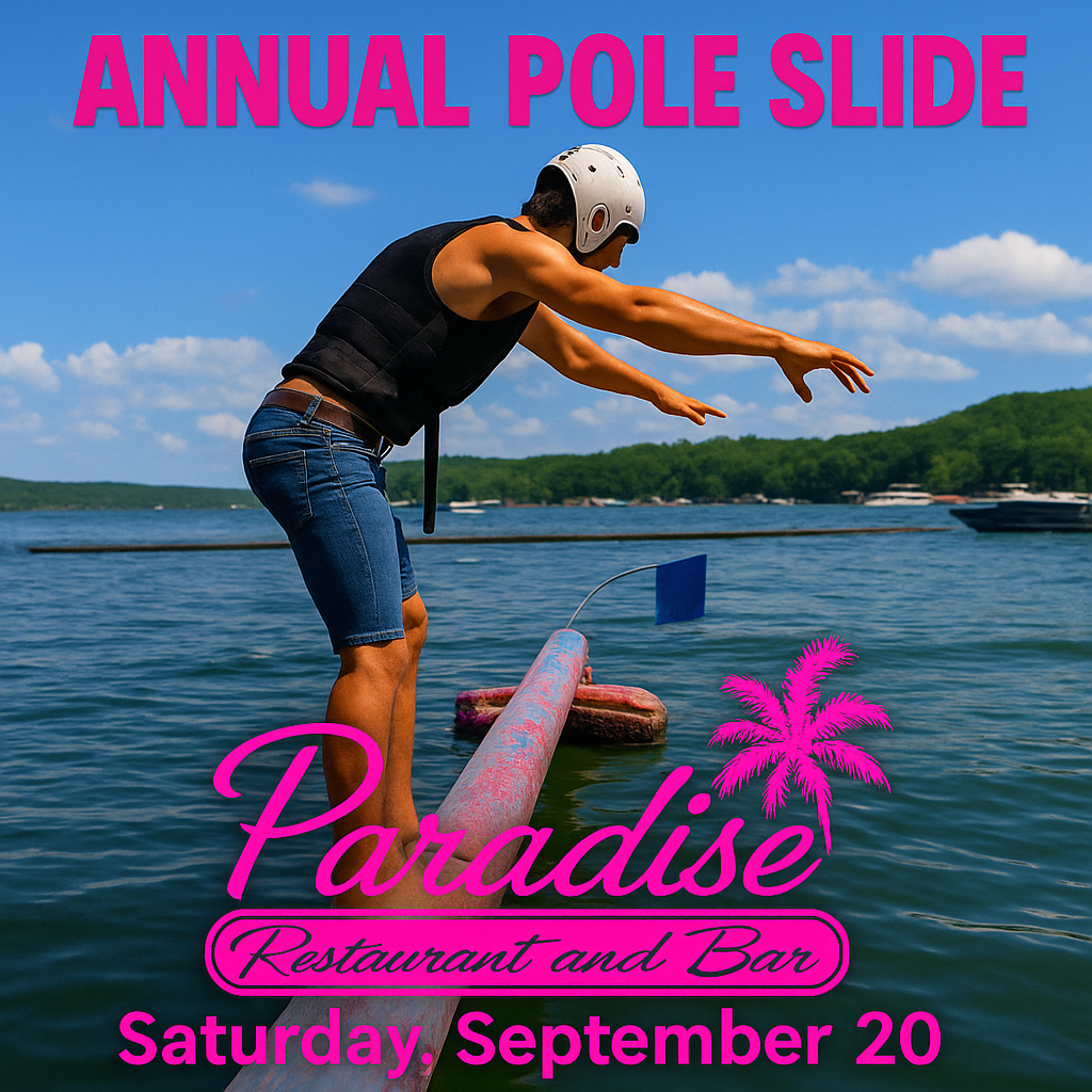 Annual Pole Slide – Paradise Restaurant & Bar