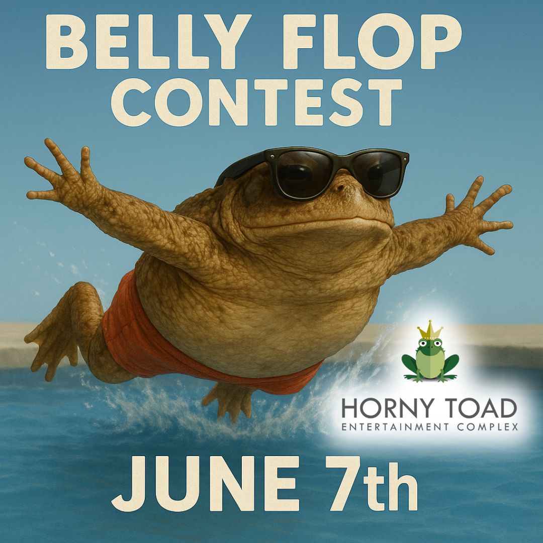 Belly Flop Contest Horny Toad