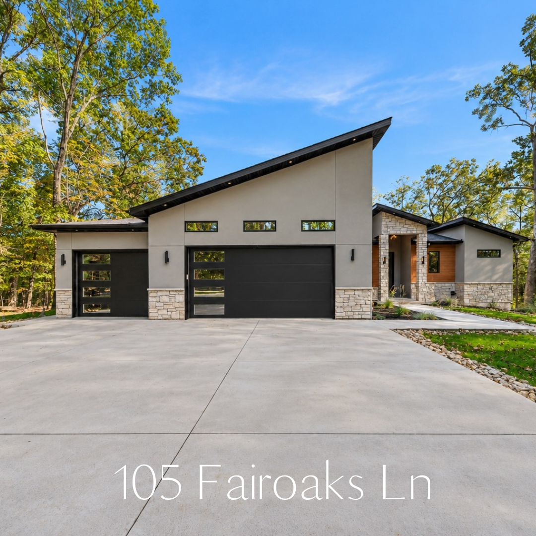 New construction luxury home at 105 Fairoaks Lane in The Villages at Shawnee Bend