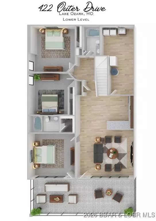 422 Outer DR, Lake Ozark, MO 65049