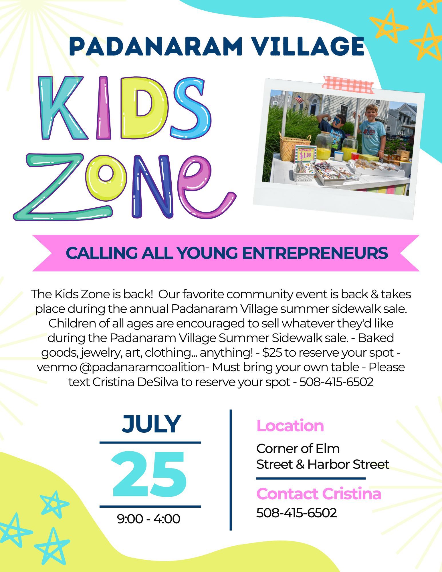 padanaram-village-kidz-zone-sidewalk-sale-2026