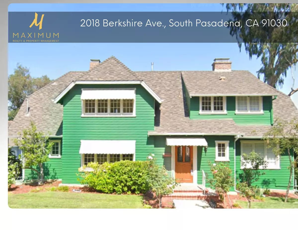 South Pasadena, CA 91030-4202,2018 Berkshire Ave