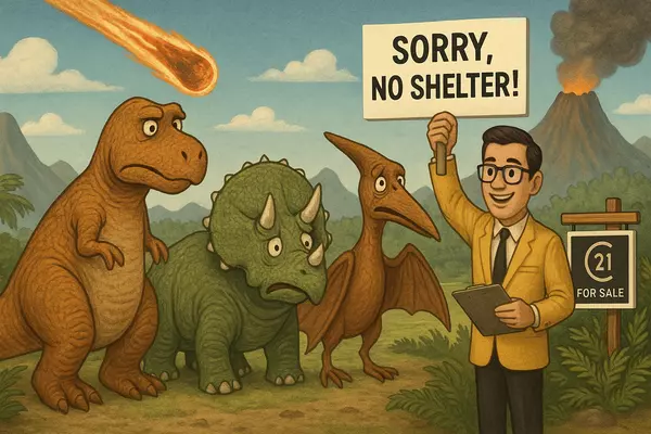 Why Dinosaurs Really Went Extinct (Hint: They Didn’t Have CENTURY 21 Keim Agents),Loren Keim