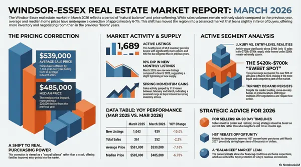 Windsor Essex County Real Estate Market Update March 2026 | Kris Ramotar RE/MAX