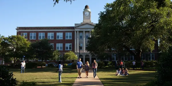 Mississippi College campus in Clinton, Mississippi — Photo: Robby Followell / Wikimedia Commons, CC BY-SA 3.0