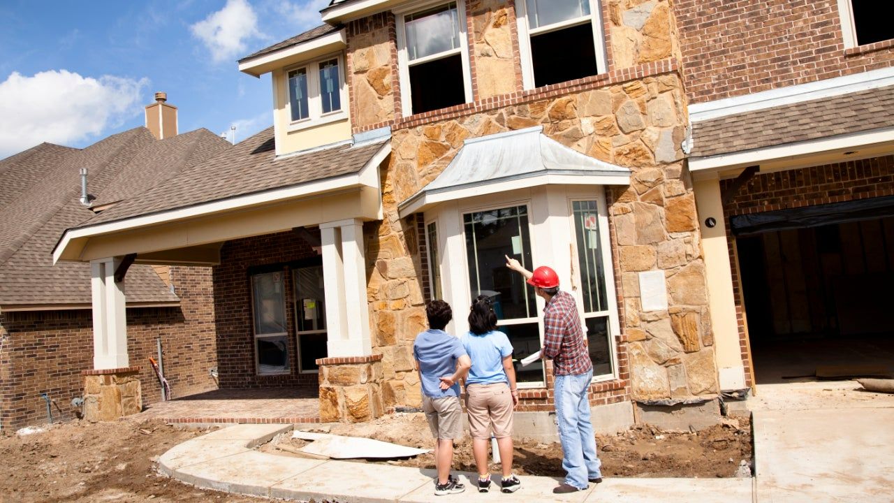 A home being Rebuilt