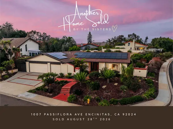 1007 Passiflora Ave Encinitas, Ca - Another Home Sold by the Sisters,Sarah & Emily Ward