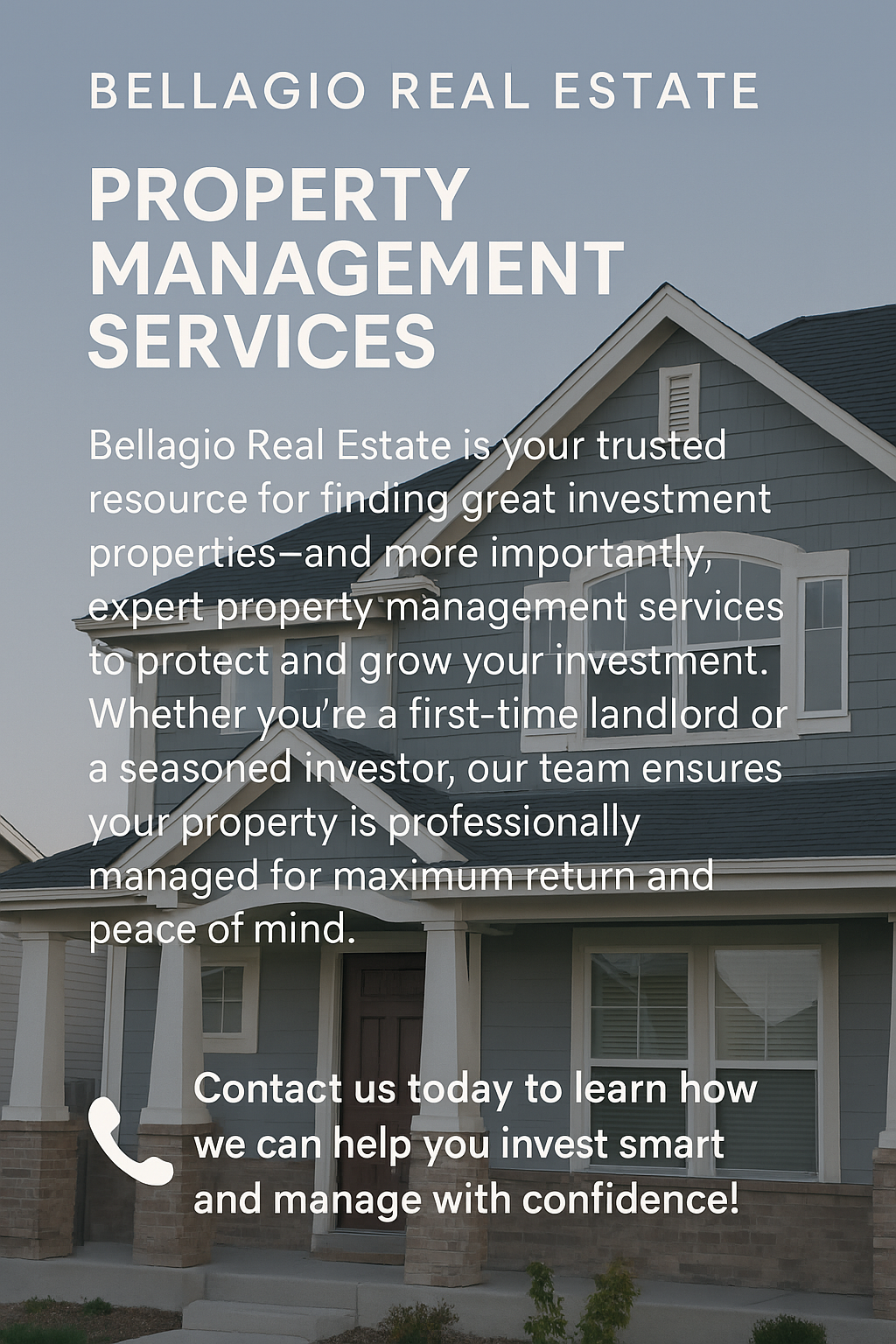 property management company, Bellagio Real Estate