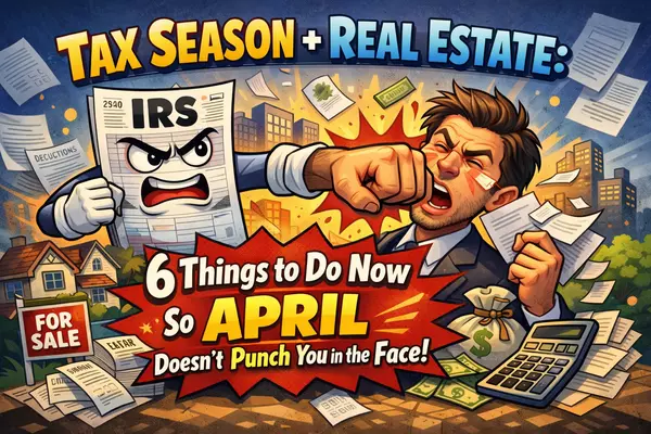 Tax Season + Real Estate: 6 Things to Do Now So April Doesn’t Punch You in the Face
