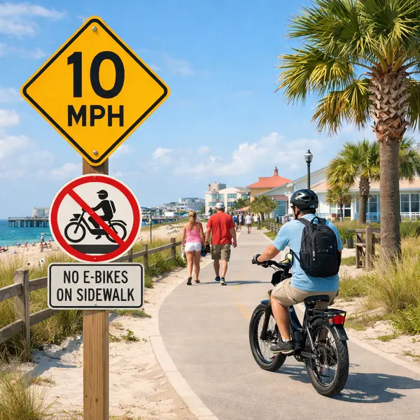 New Gulf Shores E-Bike Rules: Renting vs. Owning (So You Don’t Accidentally Earn a Ticket),Katie Ragland