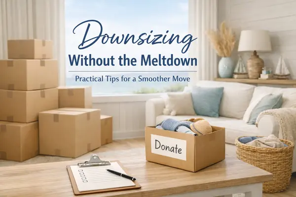 Downsizing Without the Meltdown: Practical Tips for When Your House Feels “Too Big”,Katie Ragland