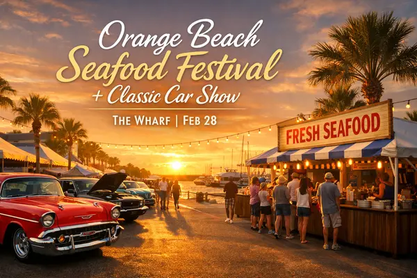 Classic Cars, Fresh Seafood, and a Very Orange Beach Kind of Saturday,Katie Ragland