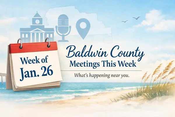 Baldwin County Meetings This Week (Jan. 26): The “Boring” Stuff That Quietly Shapes Your Neighborhood,Katie Ragland