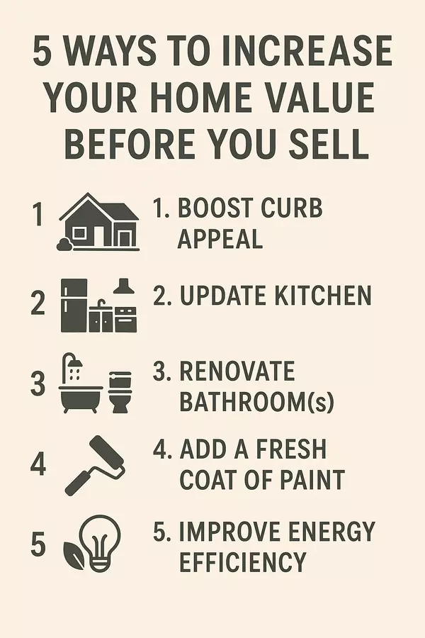 5 Ways to Increase Your Home Value Before You Sell,Shandy Breadon