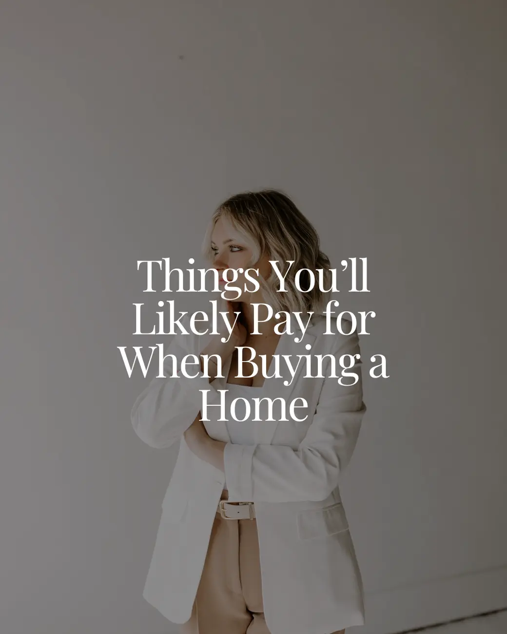 Things You'll Likely Pay for When Buying a Home