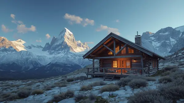 CABIN IN THE MOUTAINS