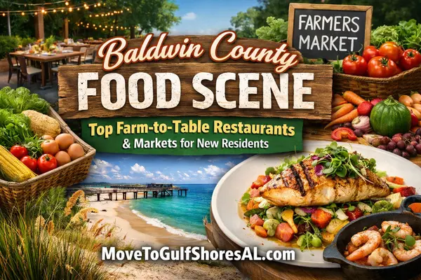 Baldwin County Food Scene: Top Farm-to-Table Restaurants and Markets for New Residents